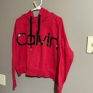 Calvin Klein performance cropped hoodie